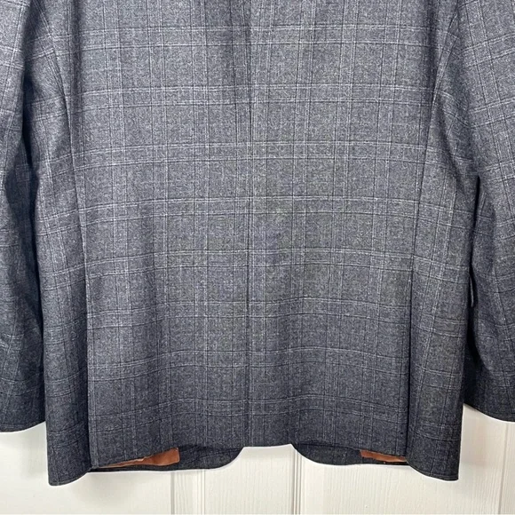 Jos. A Bank Sz 40 R W Gray Wool Two ButtonBlazer Sport Coat Suit Jacket